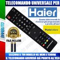 TELECOMANDO UNIVERSALE TV HAIER CLICCA IL TUO MODELLO LO RICEVERAI GIÃ PRONTO