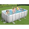 Bestway Power Steel Swimmingpool-Set Rechteckig 412x201x122 cm