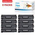 8x Toner XL compatible with HP CE278A Laserjet MFP M1536 M1536DNF P1605 P1606 