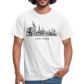 P.D. Moreno Skyline New York City Männer T-Shirt