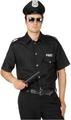 Polizist Polizei Hemd Uniform Anzug Weste Herren Polizeikostüm FBI SWAT Police