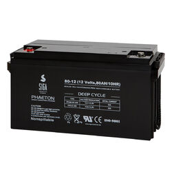 Akku 12V 80Ah AGM GEL Solarbatterie Wohnmobil Boot USV Versorgungs Batterie 90Ah