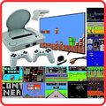 TV-Spielekonsole Retro Pegasus - Pistole - Pads - Spiele - Spielkarten-Slot!