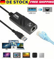 USB 3.0 zu RJ45 Lan Adapter 100/1000 Mbps Gigabit Ethernet USB Netzwerkadapter 