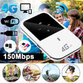 4G LTE Mobiler WLAN Router Tragbares Reise Router WiFi-Hotspot Modem 150Mbps NEU