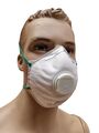 20 Stk Feinstaubmaske FFP2 NR D mit Ventil Atemschutz Staubmaske Atemschutzmaske