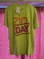 Zumba Fitness T-Shirt - Größe S/M grün - Zin Day
