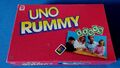 Uno Rummy - Brettspiel von Mattel - Familienspiel, Legespiel - vollständig