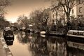 Schmale Boote Grand Union Canal Camden Town London Fotodruck