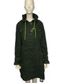 KHUJO Damen Übergangsjacke Mantel Jacke Frühling Gürtel Modell:Luana, Grün