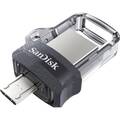 SanDisk Ultra® Dual Drive m3.0 USB-Zusatzspeicher Smartphone/Tablet Schwarz 64
