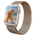 Für Apple Watch 9 8 7 6 5 4 SE Serie 42/44/45 mm Milanaise Armband Ersatz Magnet