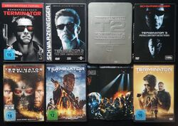 Terminator Uncut 1-6 Ultimate Extended 3 Versionen von T2 Genisys Dark Fate DVD