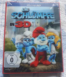 Die Schlümpfe (Blu-ray 3D + 2D)  NEU OVP Mit Hologramm Cover