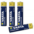 40x VARTA Longlife AAA Micro Alkaline Batterie (10x4er P.) LR03 MN2400 1,5 V