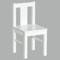 IKEA KRITTER Kinderstuhl weiß Stuhl Sitzhöhe 30 cm Kinderzimmer Holzstuhl Sitz ✅