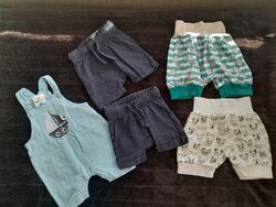 Baby Hosen Latzhose 50 & 62 - 68 Topomini kurz Shorts