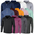 Calvin Klein Golf Herren 2024 Harlem 1/4 Reißverschluss technischer CK Pullover 26 % RABATT UVP