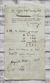 1807 Freres Pavid Yverdon Frachtbrief Mercier Lausanne Transport Dokument Ware