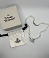 Vivienne Westwood Perlenkette Silber