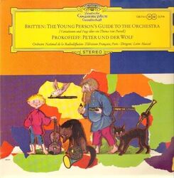 LP Britten, Prokofieff Young Persons Guide to the Orchestra / Peter und der Wo