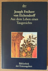 Taschenbuch: Joseph Freiherr von Eichendorff - Aus dem Leben eines Taugenichts