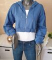 EDC by Esprit Jacke Kapuzenjacke Sweatjacke Hoodie mit Kapuze blau Gr. M *NEU*