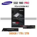 SAMSUNG 980 PRO 2TB / 1TB / 500GB PCle 4.0 NVME M.2 SSD für Laptop und Desktop