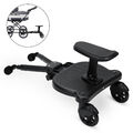 Buggy board für Kinderwagen Rollbrett Upgrade Kiddy Trittbrett mit Sitz