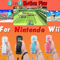 2 in 1 Remote Motion Plus Controller/Nunchuk für Nintendo Wii/Wii U-(4 Farben)