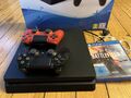 Sony PlayStation 4 Slim 500GB - Jet Black | 2 Controller | Battlefield 1 | OVP