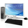 PC Komplett Set + Acer 24"TFT Computer Pentium 2x2.8 GHz 4GB RAM 250GB DVD Win10