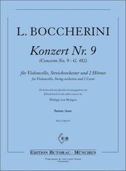 Luigi Boccherini | Konzert B-Dur Nr.9 G482 für Violoncello, Streichorchester...