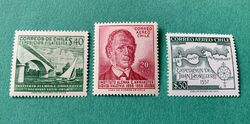 Chile 1959 - 3 mint stamps - Michel No. 548, 549, 557