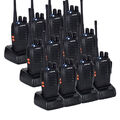 4/8x Walkie Talkie 3W 10KM Two-Way UHF Hand Sprechfunkgeräte 16 Kanale & Headset