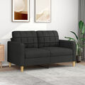2 Sitzer Sofa Stoff Kleines Couch Modern 2er Gästesofa Loungesofa Relaxsofa
