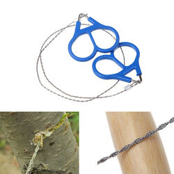 Stainless Steel Ring Wire Camping Saw Rope Outdoor Survival Emergency Tools-hf