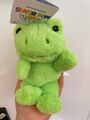 Build A Bear Mini Bohnen federgrüner Frosch brandneu mit Etikett Plüschtier 18 cm