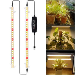 Pflanzenlicht LED Vollspektrum Grow Pflanzenlampe Streifen Wachstumslampe Timer