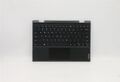 Lenovo Notebook 300e 2. Tastatur Handauflage Top Cover US schwarz 5CB1B02691