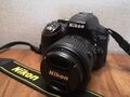Nikon D5300 24.2 MP - Kit mit AF-S Nikkor 18-55mm DX VR 1:3,5 -5,6 GII - Schwarz