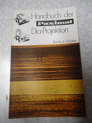 Schultze: Handbuch paximat Dia Projektoren Vintage Medien Anleitung