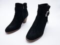 JUMEX Damen Ankle Boots Stiefelette Stiefel schwarz Gr. 40 EU Art. 12477-98