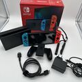 Switch Konsole  rot blau  Nintendo   OVP  gepflegt getestet kostenloser Versand