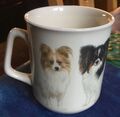 SCHMETTERLING HUND Kaffeetasse verschiedene Farben der Rasse