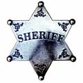 Denix Sheriffstern grau Badge Sheriff Stern Cowboy Western 
