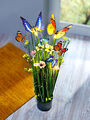 LED-Deko "Butterfly" im Topf Frühling Schmetterling Blumen Wohnungsdeko