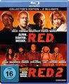 2 Blu-rays * R.E.D. 1 + RED 2 - ( NOCH ) ÄLTER. HÄRTER. BESSER.  BOX # NEU OVP $