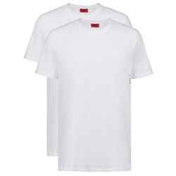 BOSS Herren T Shirts Rundhals Baumwolle S M L XL XXL Weiß Schwarz 2er Pack