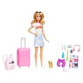 Mattel HJY18 - Barbie - Travel Barbie-Puppe mit Zubehör